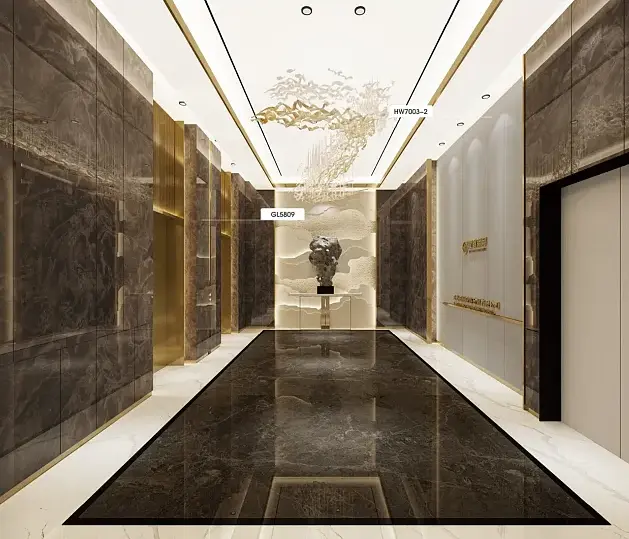 سنگ مرمر غير خود چپڙي پي وي سي / پالتو فلم