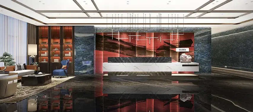 جديد ڊزائن ماربل پي وي سي فلم رول