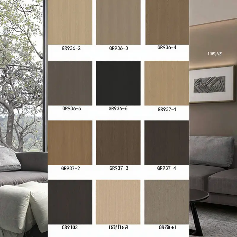 جديد ڊزائن انداز پي وي سي آرائشي فلم